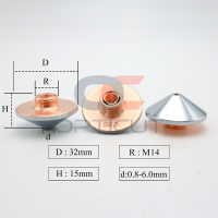 Сопло двойное OPTICUT D=32мм, М14 (конус)
